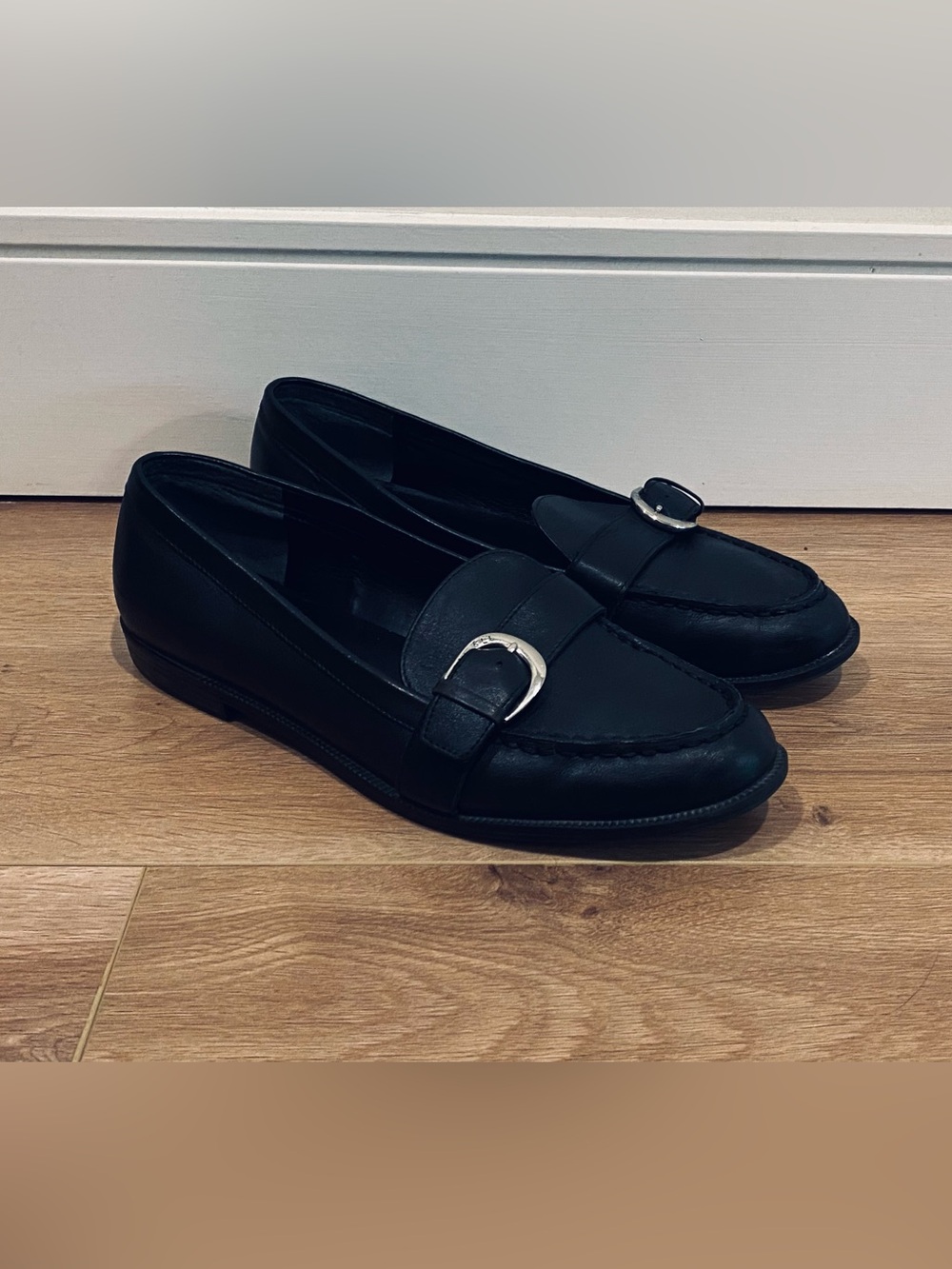 RALPH LAUREN RLL Leather Buckle Loafers